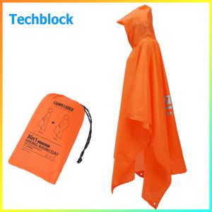 Personal Safety Waterproof Raincoat for Adults with Hood and Pocket Ideal for Hiking Camping and Emergency Preparedness