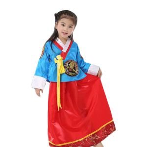 Girls Traditional Kids Korean Hanbok Outfit Dress Costume