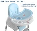 Laychee LYBY-Q03 3-in-1 Multi-function Convertible Baby High Chair. 