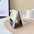 Ốp Lưng Samsung Z Flip 6 / Z Flip 5 / Z Flip 4 / Z Flip 3 Trong Suốt Hoa Nổi Xinh Xắn Kèm Dây Ngọc Trai Xỏ Tay - BUM STORE GALAXY CASE. 
