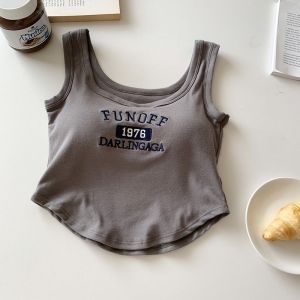 【M-5XL 40-120kg】 胖mm2-300斤大码吊带背心内搭美背网红外穿夏季带胸垫不规则上衣 fat bigsize overszie T-shirts ❇