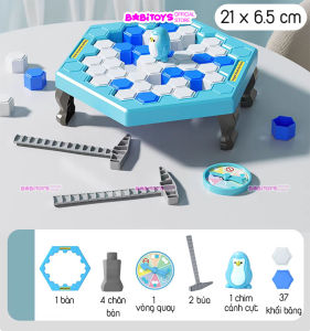 Đồ chơi phá băng vui nhộn phá băng giải cứu chim cánh cụt đồ chơi theo nhóm cực vui