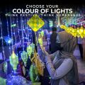 SUPERSAVE Lampu Raya Arabic 2025 Lampu Kelip Kelip Solar LED Light Decoration Hari Raya. 