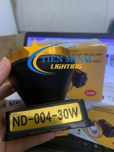 Đèn Đội Đầu NĐ-004 (30W) Ánh Sáng Trắng Chóa Đèn 8cm Chế Độ Sánh Mạnh/Yếu