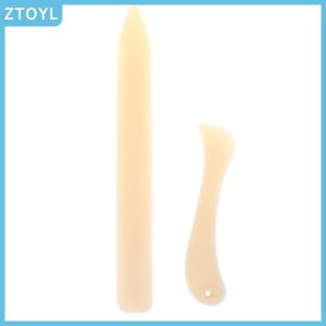 ZTOYL 2Pcs Bone Folder Craft Tools Leather Scoring Folding Creasing Paper Accessory