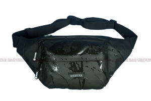 Tas Selempang Pria Waist Bag AKhtar Waterproof Anti Sobek Anti Maling Anti Air