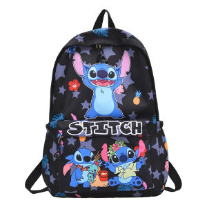 clu Stitch Backpack Large Capacity Lightweight Fashion Simple Female Cartoon Kids School Bag ulc