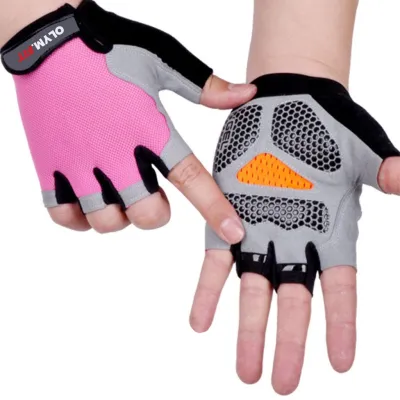 OLYM.FIT Sarung Tangan Olahraga Fitness Multifungsi Sepeda Gowes MTB SILICONE GEL Sport Gloves Anti Slip S M L XL Road Bike dan Motor Bike Glove Aksesoris Sepeda