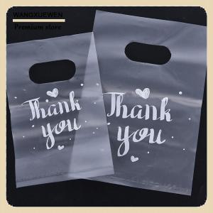 [COD] 100Pcs Mini Thank you Plastic Gift Bags Wedding Candy Bags Shopping Carrier Bags