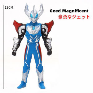 FENAFE【♥️️️BEST♥️】13CM Besar Ultraman Mainan Action Figure Ultraman Ribut Z Zero Tiga Trigger Geed Belial Orb Rosso Mainan Bahan Karet