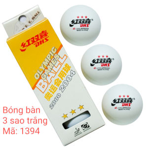 BANH BÓNG BÀN 3 SAO TIÊU CHUẨN THI ĐẤU (hộp 3 quả) - LYLYSPORTS