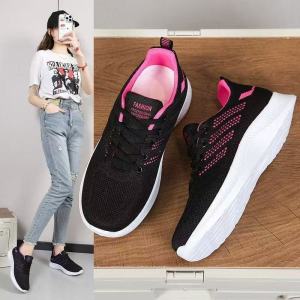 Free Shipping New WomenS Breathable Sneakers Soft-Soled Lightweight Casual Shoes Versatile Running Shoes Mom Shoes