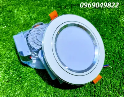 [HCM]Đèn Led Downlight Âm Trần Tròn 6W 7W 9W 12W 15W 18W 20W 24W Siêu Mỏng Ánh Sáng Trắng/Vàng và 3 Chế Độ Màu.