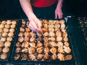 máy làm BÁNH BẠCH TUỘT TAKOYAKI 2 khuôn GAS chuyên dụng (KHÔNG ĐÁNH GIÁ ẢO)