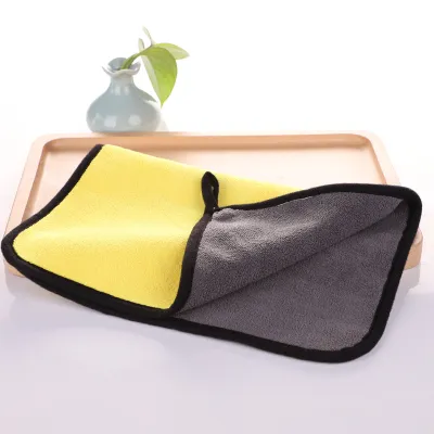 600gsm Thickened Double Sided Microfiber Cleaning Towels High Absorbent All Purpose Cleaning Cloth for Car Furniture Kitchen Pet