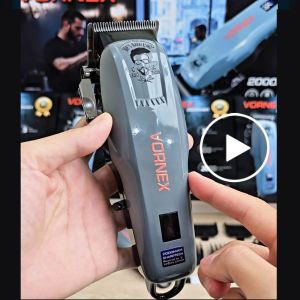 ปัตตาเลี่ยน Vornex 2000mah ปัตตาเลี่ยนตัดผม ปัตตาเลี่ยนตัดผมชาย ปัตตาเลี่ยนไร้สาย รุ่นลิมิเต็ดฟันสแตนเลสเวลบลู คมกริบ ไม่ต้องลับบ่อย มอเตอร์แรง⚡️ แบตอึด ใช้ได้นานต่อเนื่อง👍