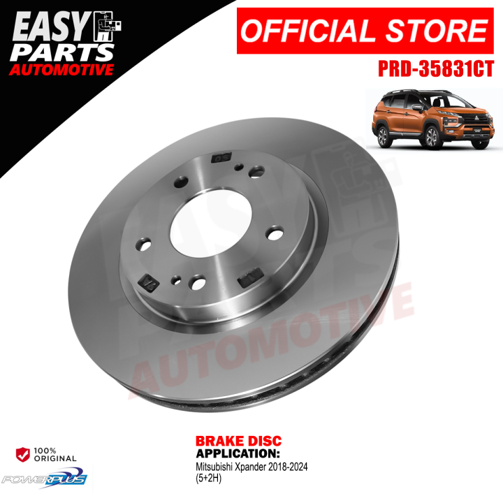 PowerPlus Brake Disc Rotor PRD-35831CT Mitsubishi Xpander 2018-2024 (5 ...