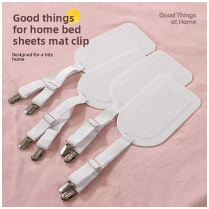 Bed Sheet & Mat Fixer Clips – Anti-Slip Holder for Mattress Sofa Rattan Mat (Pack of 4)