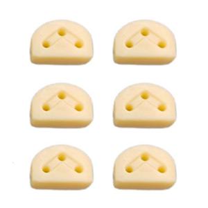 6Pcs Guitar String Retainer Classical Guitar Rollers String Trees Guitar String Ties Bridge Beads Guitar Accessories