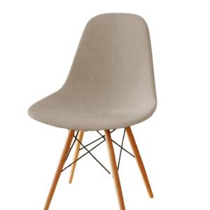 Milk Silk Shell Chair Cover Stretch Solid Color Seat Cover Washable Dining Chairs Slipcover for Living Room