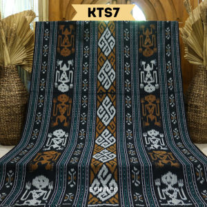 Kain Tenun Blanket Etnik Motif Sumba FREE Ikat Kepala dan Gelang Tenun