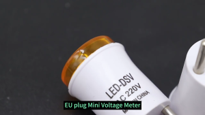 AC220V Voltmeter EU Plug Voltage Indicator Monitors LED Digital Display Voltage Meter 50-500V Measuring Instrument