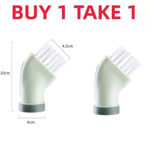 BUY 1 TAKE 1 Multifunctional Cleaning Brush Crevice Brush Water Spray Wiping Gap Brush Can Be Connected To Mineral Water Bottle Wet Dry Dual-use Brush Flat Head Brush