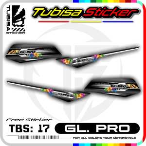 Sticker Striping Variasi Gl Pro/Max - Stiker Sticker Variasi Striping Motor Gl Pro/Max. TBS.17