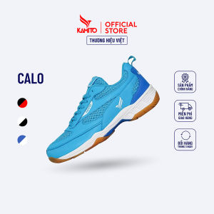 Giày Cầu Lông CALO KAMITO 2022 Chính Hãng - Giày Thể Thao Cao Cấp Bảo Vệ Toàn Diện An Toàn - Màu Xanh Mint Đỏ Đen Xanh Trắng