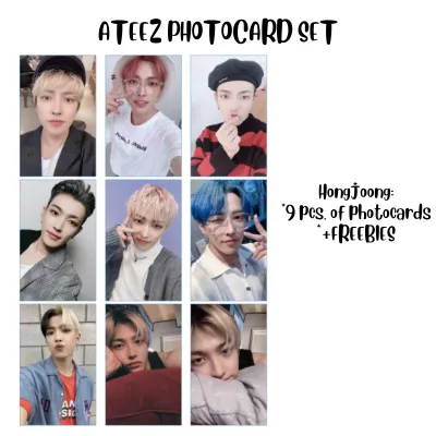ATEEZ Photocard Set 1 Hongjoong Seonghwa Yunho Yeosang - Unofficial