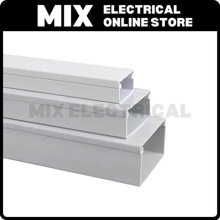 6FT PVC Wiring Casing Electrical Casing Trunking Wire Casing Elektik ...