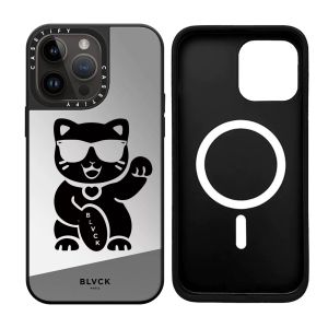 Original CASETiFY BLVCK Mirror Case with Magsafe for iPhone 16 Pro Max / iPhone 15 Pro Max / iPhone 14 Pro Max / iPhone 13 Pro Max / iPhone 12 Pro Max Phone Case Protective Cover