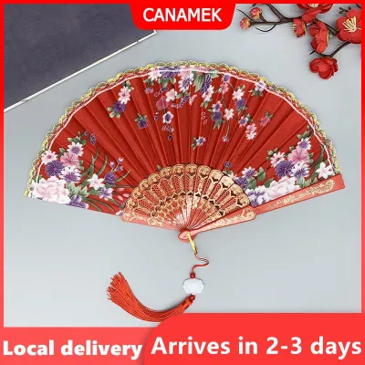 【Giao hàng nhanh】 Quạt gấp lụa cổ điển phong cách Trung Hoa đồ thủ công mỹ nghệ làm quà tặng đồ trang trí nhà cửa quạt múa cầm tay quạt trang trí phòng handmade