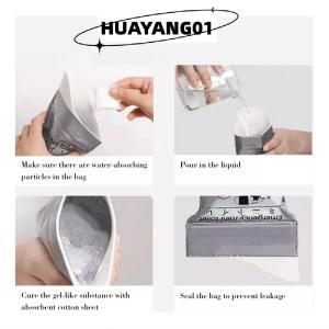 HUAYANG01 [HOT FASHION] 1 5PCS Outdoor Emergency Urinate Bags 700ml Easy Take Piss Bags Travel Mini Mobile Toilet for Baby Women Men Vomit Bag