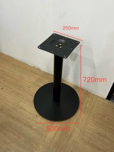 (พร้อมส่ง) ขาโต๊ะเหล็ก ฐานกลม สูง72CM ขนาด 50x50cm ขาโต๊ะร้านอาหาร ขาโต๊ะคาเฟ่ ขาโต๊ะไม้ ท็อปโต๊ะสีดำด้าน รุ่น 92