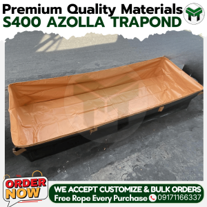 S400 Original Waterproof Azolla Pond | High Quality Heavy Duty Trapal | Sizes 6x2x2ft 6x3x2ft 6x4x2ft