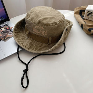 [SẴN]-Mũ nón tai bèo Jean thoáng khí có dây buộc thêu chữ BELFRY