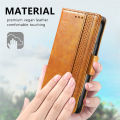 Flip Case for Samsung Galaxy S26 S25 S24 Plus Ultra SE edge Wallet Simple Splicing Textured Men Leather Classic Phone Cover. 