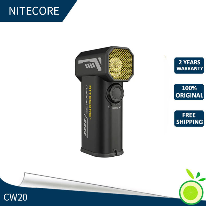 NITECORE CW20 Multipurpose Pocket Photography Fan Electric Portable Fan Stepless Wind Blower for Canon Sony Short Video Camping