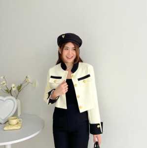 Setelan Rok Wanita Blazer Scuba Rompi Rajut Love Cardigan Korean Style Lengan Panjang Kemeja Zalmore Basic Women Blezer Premium One Set Waffle Outer Mrs New Kantoran Terbaru Harga Murah Kualitas Bagus Termurah Merakyat Pasteli Crop Top Kerah Kancing
