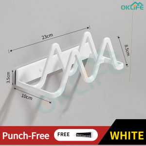 [OKLIFE. SG]Cutting Boards Holder Aluminum Pot Cover Lid Holder Shelf no drilling rack/Wall-mounted Pot Lid Holder Kitchen Organizer Storage Rack