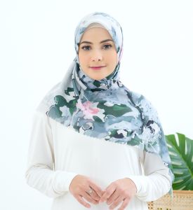 Mevrouw Hijab HIBISCUS 120X120 Ultrafine Lasercut