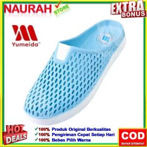 Sandal Slop Wanita Yumeida LD 7072 Sendal Slip On Wanita Karet Anti Slip Awet Sol Nyaman Empuk