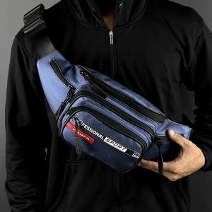 POLO AMSTAR - Waistbag Waterproof 7 Ruang Bahan Ballon Tas Pinggang Pria Wanita bisa Selempang