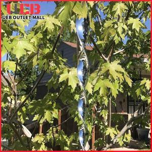 เครื่องไล่แมลงไฟฟ้ากลางแจ้งพร้อมสปริงสะท้อนแสงและแกนหมุน ช่วยป้องกันนกและแมลงรบกวนในสวนและพื้นที่กลางแจ้ง