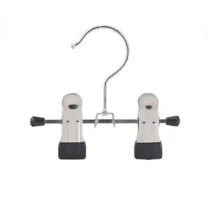 1/2PCS Pants Hangers with Clip/Legging Organizer for Closet Hanging/Stainless Steel Clothespins