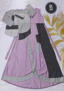 Gamis Cardigan kekinian murah masakini