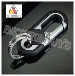 BETTER BUYS 1PC  Mens Car Key Chain Personalized Creative Stainless Steel Car Keychain for Men Anti-Loss Heavy Duty Metal Key Ring