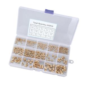 335/360 miếng chèn bằng đồng m2tom6 thực tế để buộc chặt đáng tin cậy trong in và linh kiện điện tử 3D