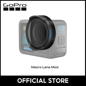 [ใหม่] GoPro Macro Lens Mod - เลนส์มาโครหลากหลายระยะโฟกัสสำหรับ HERO13 Black ในซีรีส์ HB-Series ขยายได้สูงสุดถึง 3 เท่า โฟกัสแบบแมนนวลในระยะ 10-13 ซม. ตรวจจับเลนส์อัตโนมัติเมื่อประกอบเพื่อเข้าสู่โหมดขยายภาพ พร้อมระบบป้องกันภาพสั่นไหว HyperSmooth ทนต่อรอยข